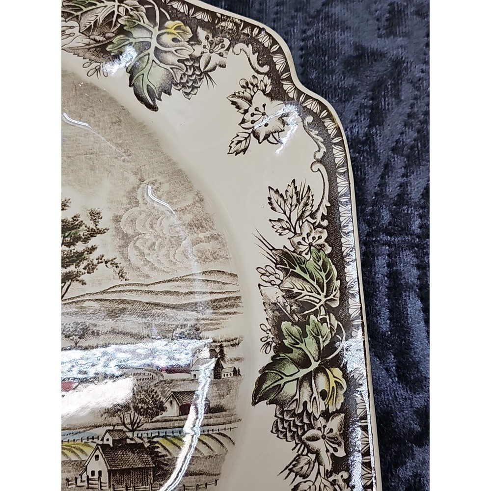 Johnson Brothers Friendly Village Large Oval Serving Platter - Village Scene 20" - Picture 6 of 10